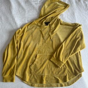 Joan Vass yellow sweatshirt Velour